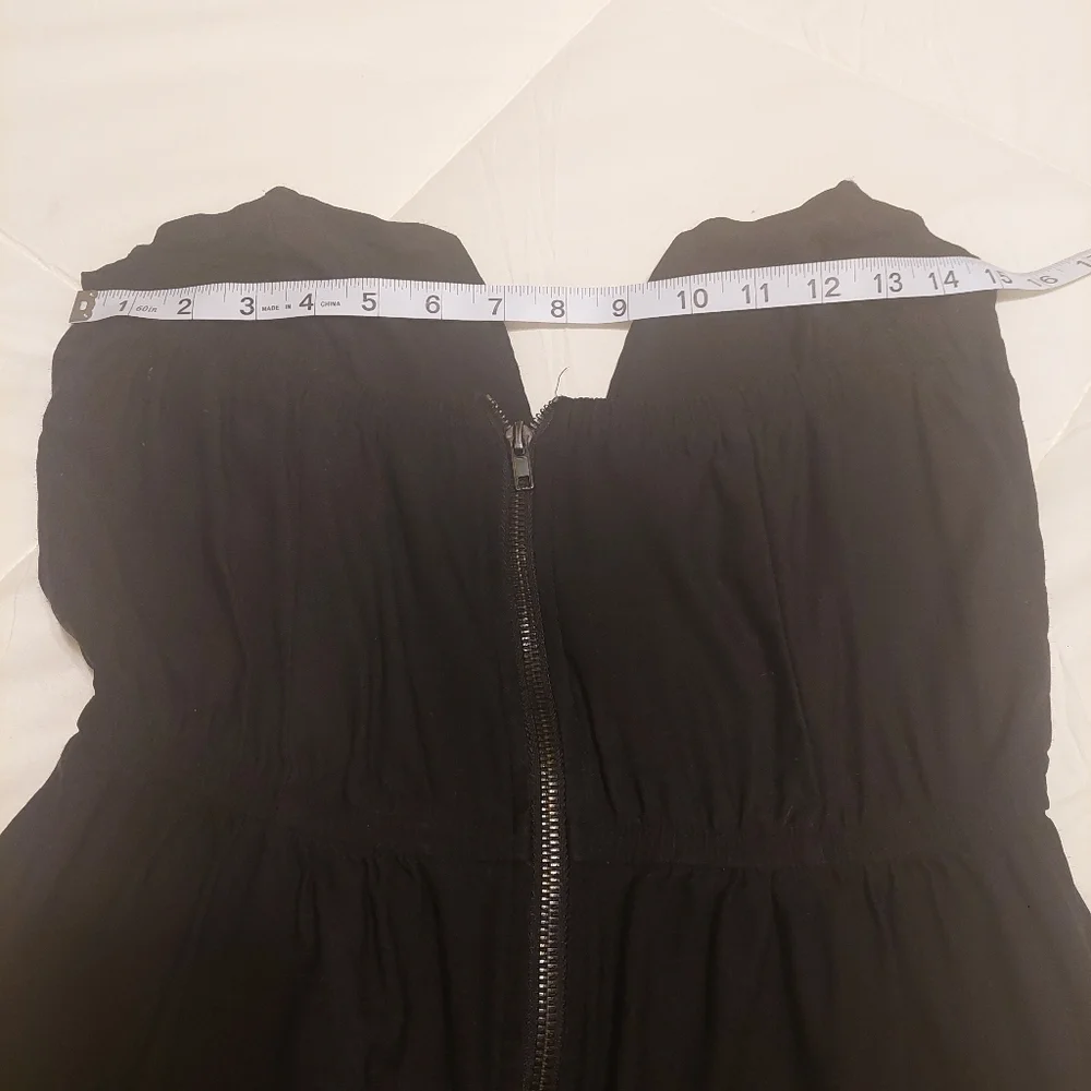 Strapless Jumpsuit, Deep V Neck, Stretchy - Picture 13 of 15